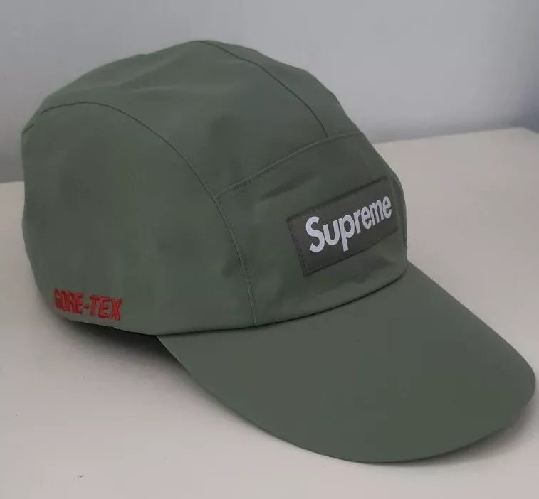 SS22 Supreme GORE TEX Polartec Long Bill camp cap hat olive waterproof box logo