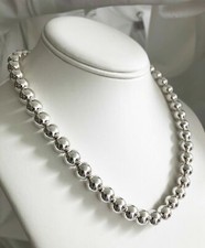 Tiffany  Co HardWear Bead Ball Necklace 10mm Beads in Sterling Silver