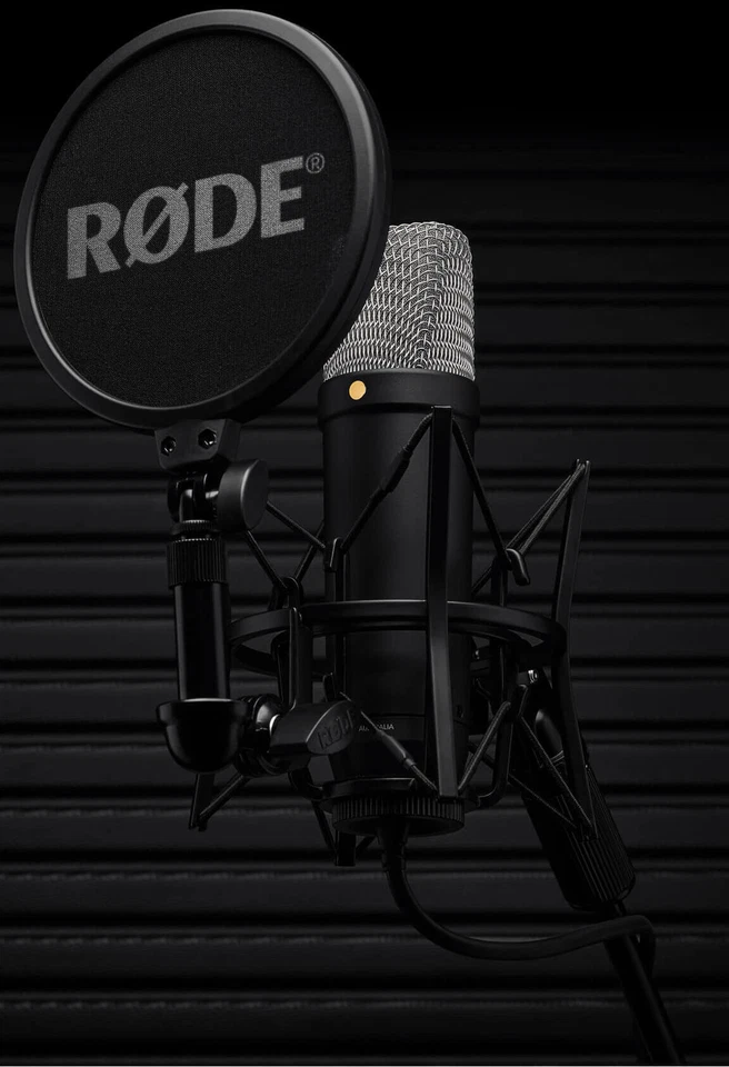 Rode NT1 5th Generation Condenser Microphone, Shock Mount, Black - Image 4 of 4