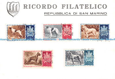 D108517 Ricordo Filatelico. Republica di San Marino