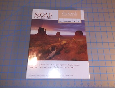 Moab Papers Slickrock Metallic Pearl 260 8.5 x 11 [25 sheets] single sided