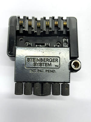 Original Vintage USA Steinberger Guitar S-Trem Tremolo Bridge 1980s Black