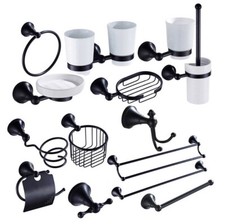 Oil Rubbed Bronze Bathroom Accessories Towel Bar Bathroom Hardware Series Set