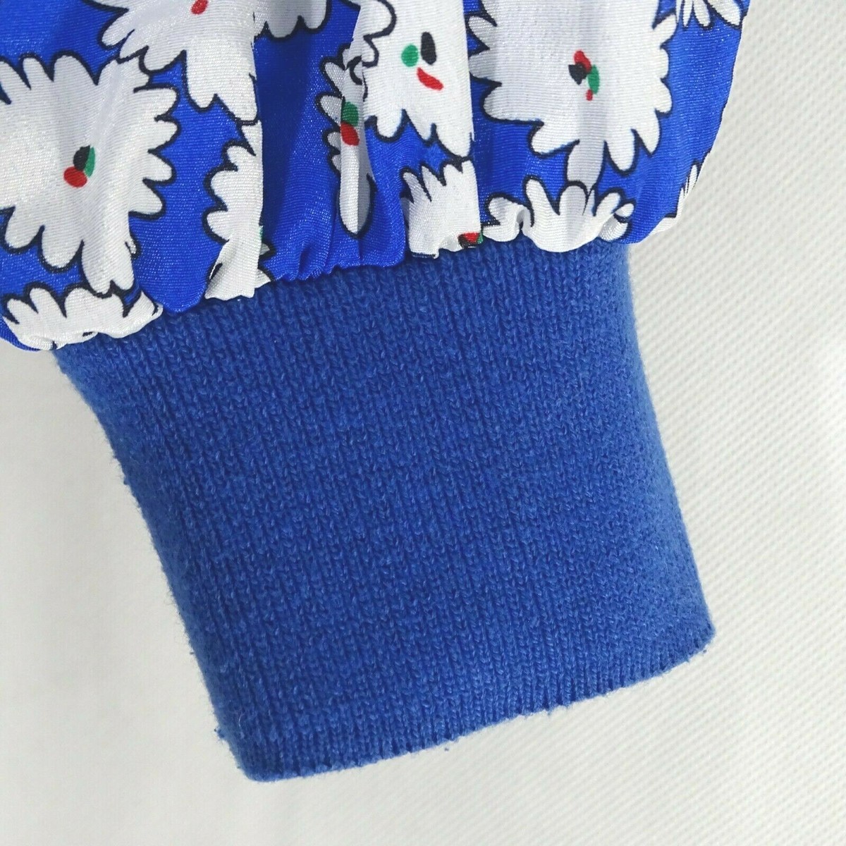 Vintage Henry Lee Pleated Blouson Dress Women Size 14 Blue White