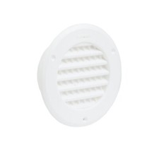 Round Louvered Vent 2500Sqmm White - 412031 static caravan
