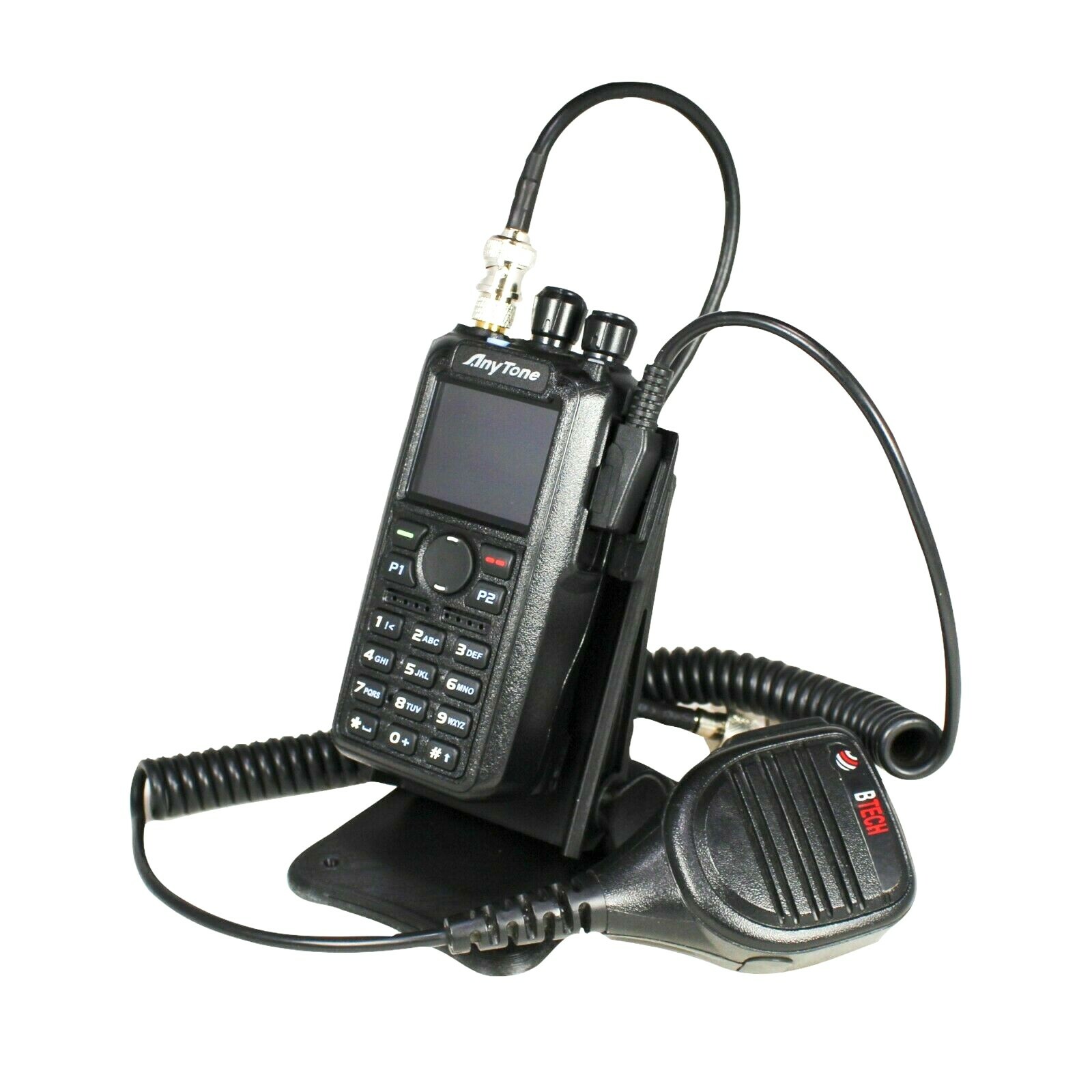 Radio Buddy, Adjustable Desktop Stand for Handheld Ham Radio, RBKIT-B. Available Now for $24.95