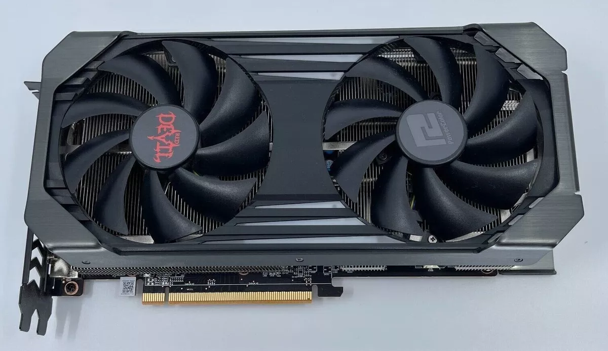 PowerColor AMD Radeon RX 6600 XT Red Devil Video Card AXRX 6600XT  8GBD6-3DHE/OC