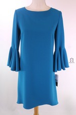 Nicole Miller New York Bell Sleeve Asymmetric Hem Dress ND711039 Size 4 New NWT