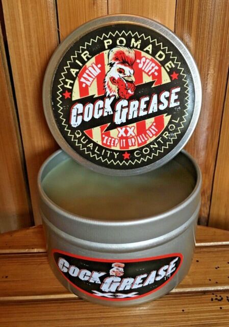 COCK GREASE XX EXTRA STIFF Traditional Wax Hair Pomade Grease Regular 4oz Size COCK GREASE XX EXTRA STIFF Traditional Wax Hair Pomade Grease Regular 4oz Size