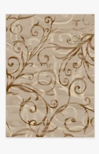 Ruggables Ironwork Natural Rug Runner Two 2.5' x 7'  1 Pad Included