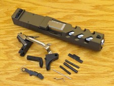 Rock Slide USA Complete Upper for Glock 19 9mm With SS Barrel  LPK. RMR BRONZE