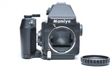 Mamiya 645 E Film Camera Body W/Right-Hand Rapid Grip Winder GN401