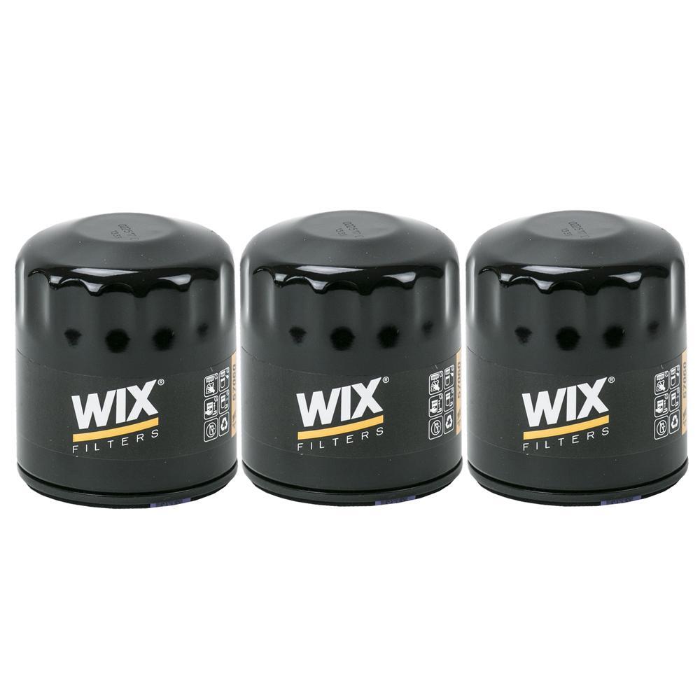 Wix Set of 3 Engine Oil Filters for Chevrolet Buick Cadillac Dodge GMC Isuzu
