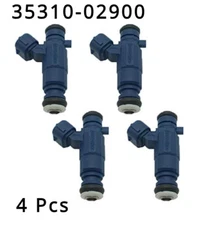 4 Pcs Fuel Injectors 35310-02900 For Hyundai Atos MX i10 PA Kia Picanto BA 1.1~