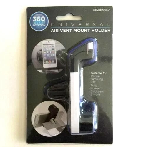 iPhone Samsung Universal Cellphone GPS Holder Car Air Vent Grill Mount Clip E58 - Image 4 of 4