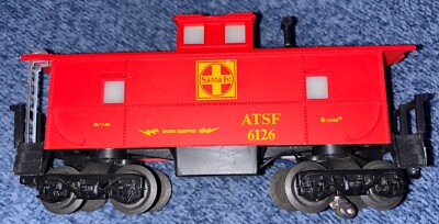 K-Line 0/027 Gauge Santa Fe ATSF 6126 Radio Equipped Center Cupula Caboose