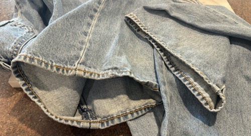 Girls Wide Leg Jeans 100% Cotton Old Navy Size 16 EUC - Picture 10 of 11