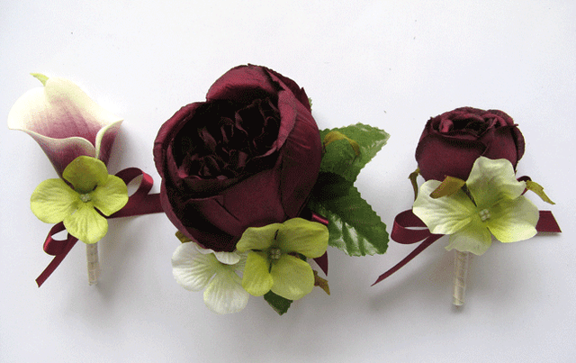 17 piece package Wedding Bouquets Bridal Silk Flower ...