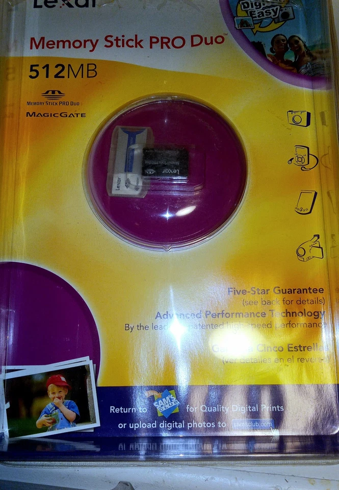 Memory Stick Lexar 512M Pro Duo MagicGate New  - Image 3 of 4