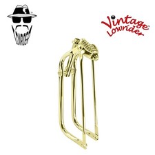 Vintage Lowrider 20" Bent Leg Steel Classic Springer Gold Fork 1" Threaded.