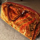 ETRO Vintage Velour Handbag women hand tote bag purse handle From Japan