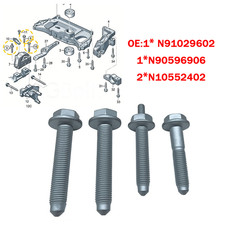 4X For VW Beetle Jetta AUDI A3 S3 TT RS3 Right Engine Mount Bolt Kit N10552402