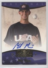 2008 2007 USA Baseball National Teams On-Card Signatures Mike Minor #74 Auto 0af