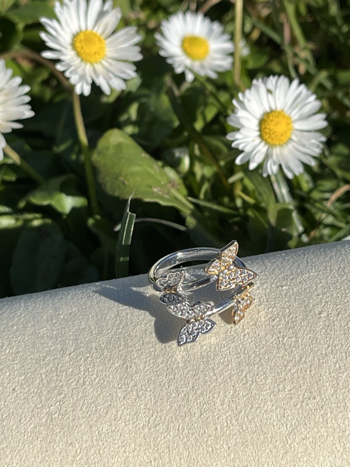 Butterfly Ring Sterling Silver - image 1