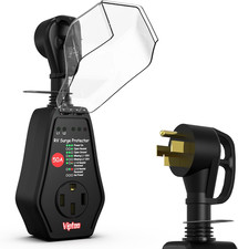 RV Surge Protector 50 Amp with Replaceable Module, 12000 Joules Circuit Analyzer