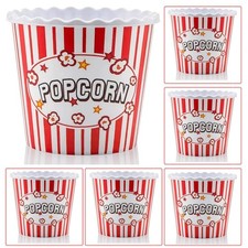 Modern Style Reusable Plastic Popcorn /Popcorn Containers/Popcorn Bowls Set f...