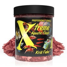 Xtreme Krill Flakes - Premium Max Protein Freshwater Fish Food with 100 Krill...