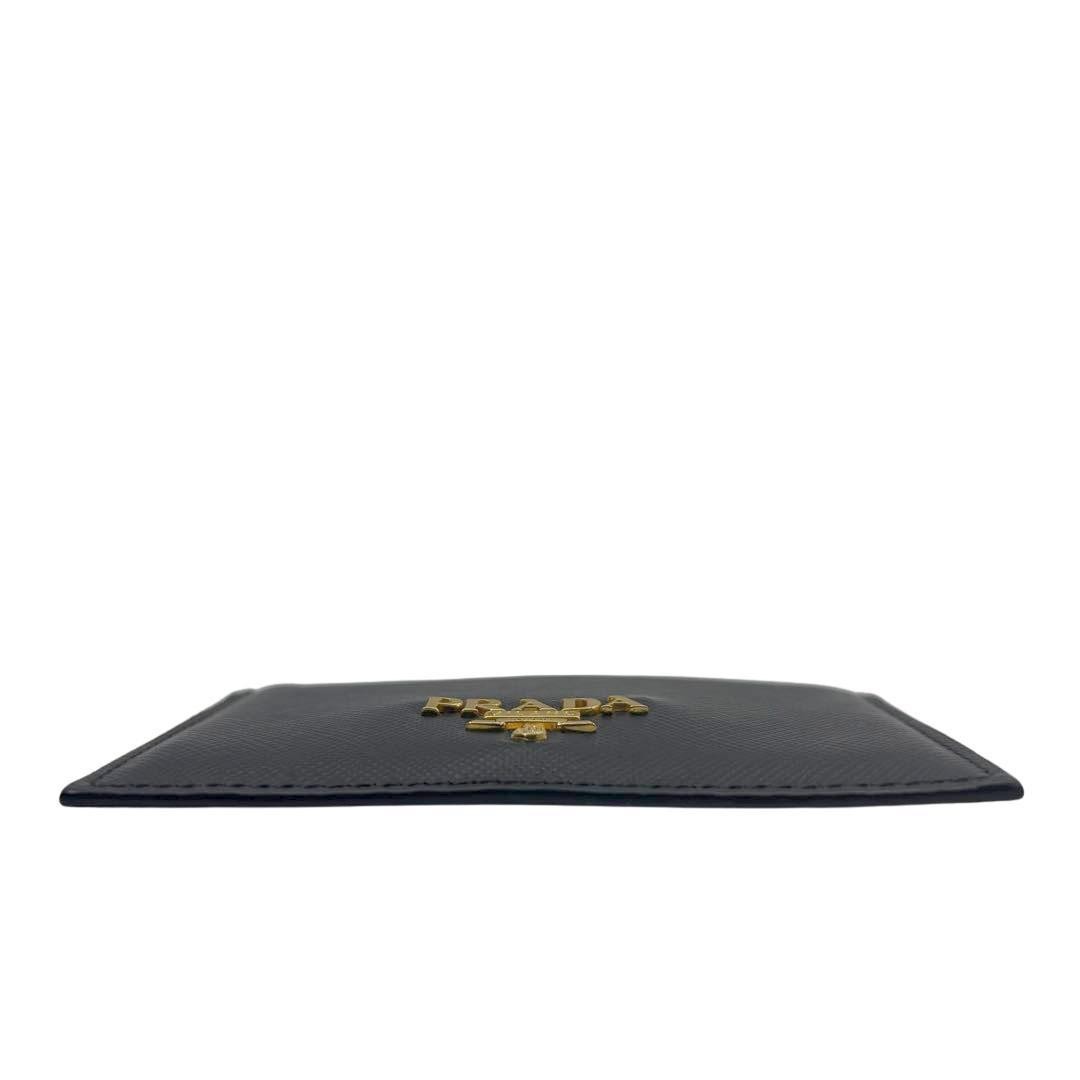 Prada Saffiano Leather Card Case Black thumbnail 4