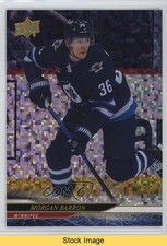 2024-25 Upper Deck Extended Series Speckled Rainbow Foil Morgan Barron READ fn5