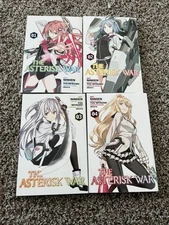 The Asterisk War (English) by Yuu Miyazaki and Ningen Volume 1-4 Manga