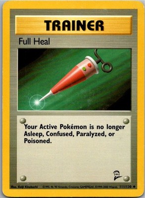 Full Heal 111/130 | Base Set 2 | Englisch | Pokémon TCG