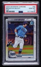 2020 Bowman Chrome SP Image Variation Brendan McKay #80 PSA 10 GEM MT g6p