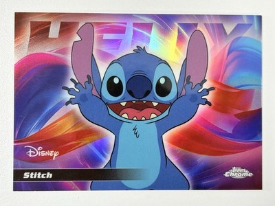 2026 Topps Chrome Disney Stitch Helix SSP #HX-5 Lilo and Stitch RARE