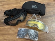 Valken Tactical Airsoft Goggles Kit Smoke Clear Yellow Lens + RX Insert