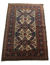 Aserbaidschanischer Handgeknüpfter Wollteppich - Aserbaidschanisch - 118 cm x 176 cm - 46 in x 69 in
