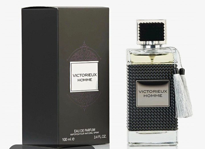 Vorv /Lattafa Victorieux Homme Eau de Parfum Spray, Men 3.4 fl oz.*Made in UAE*
