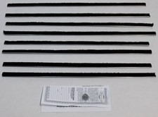 Window Sweeps Weatherstrip For 1963-1965 Ford Fairlane Hardtop Black Front Rear Window Sweeps Weatherstrip For 1963-1965 Ford Fairlane Hardtop Black Front Rear