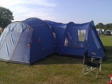 Vango Tigris 800XL Tent with Carpet, and Extension with Ground Sheet