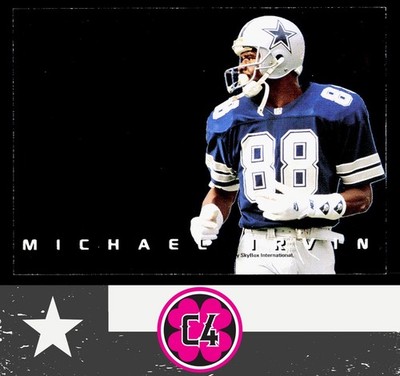 Troy Aikman / Michael Irvin 1993 SkyBox Premium Thunder and Lightning #TL6