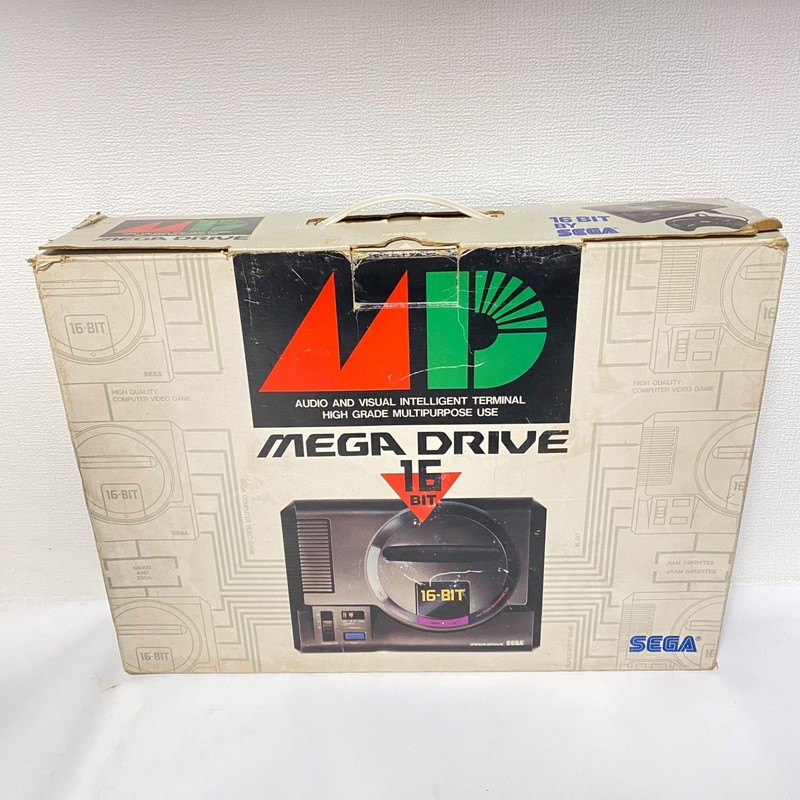 Working condition Mega Drive 16BIT made in Japan original box manual MEGA DRIVE