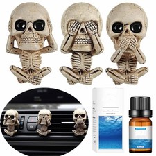 Evil Skull Car Air Fresheners Vent Clips Cool Skull Car Accessories With 6 F... Evil Skull Car Air Fresheners Vent Clips Cool Skull Car Accessories With 6 F...
