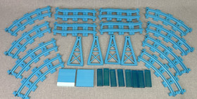 Lego Friends Roller Coaster Track Amusement Park Expansion Lot Train Beams 41130