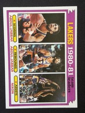 1981-82 Topps - Team Leaders Kareem Abdul-Jabbar, Norm Nixon #55
