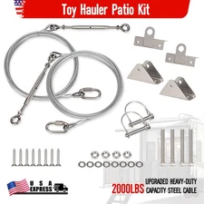 Conversion Cable Kit For Toy Hauler Patio Door for RV Rear Ramp Door Cable 109"