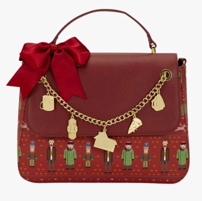 NWT Loungefly Home Alone Crossbody Holiday Crossbody Bag with Chain Charms Retro - Image 4 of 4