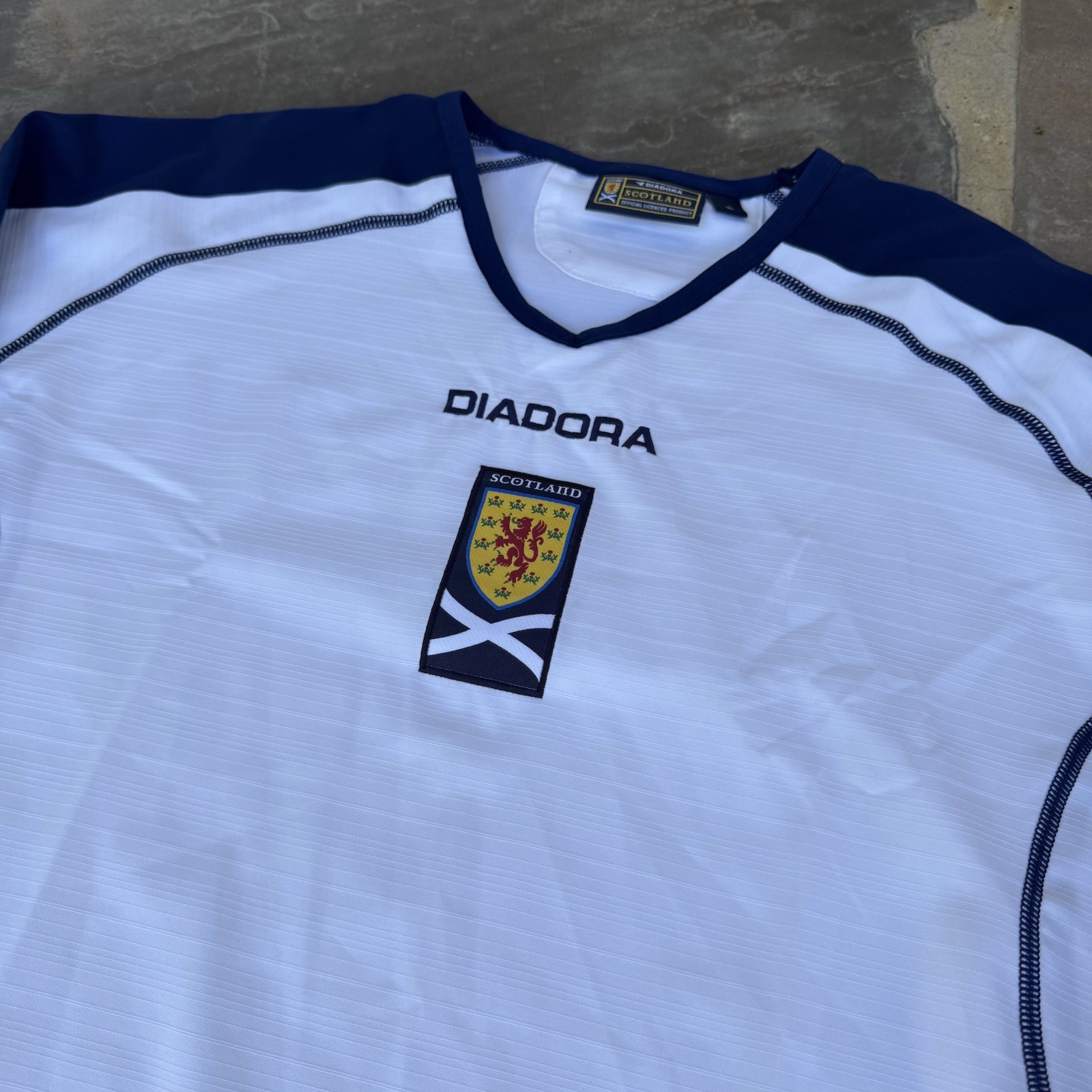 Scotland - Away - 2003/2004 - Football Shirt Soccer Jersey Long Sleeves Size XL image 3
